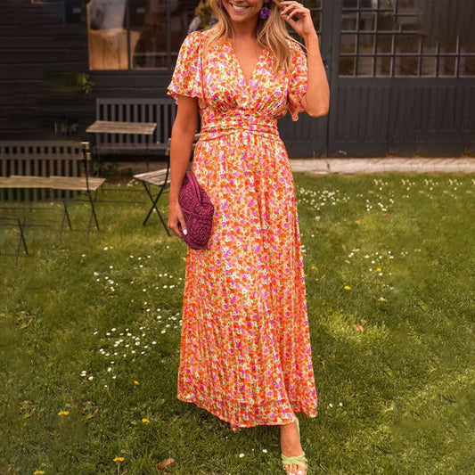 Lillian | Classic V-Neck Dress