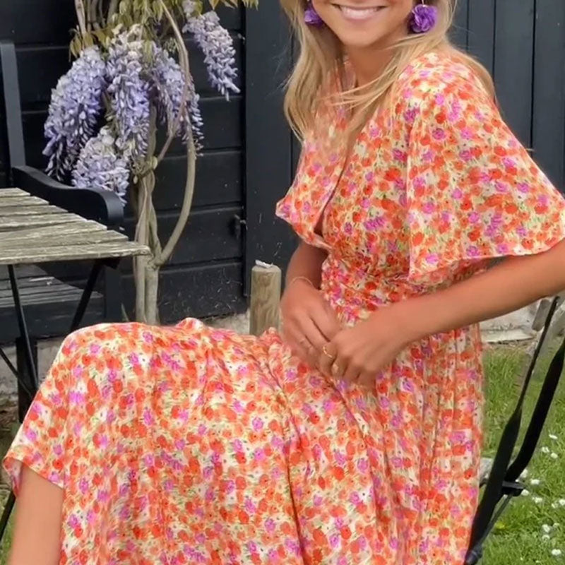 Lillian | Classic V-Neck Dress