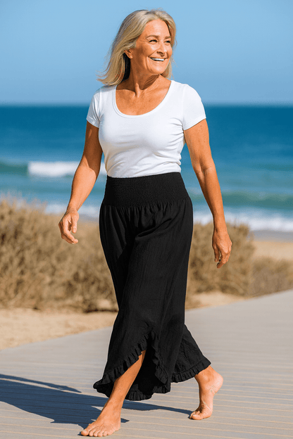 Tavina | Cotton-Linen Ease Pants - Alira - Boutique