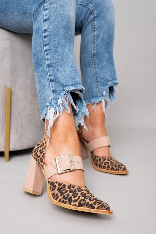 Tessia - Stylish Leopard Heels - Alira - Boutique