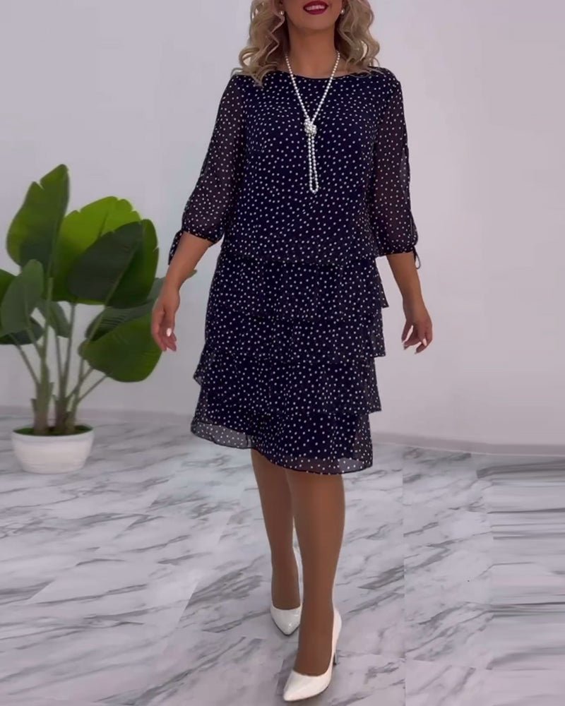 Tilly - Polka Dot Layered Dress - Alira - Boutique