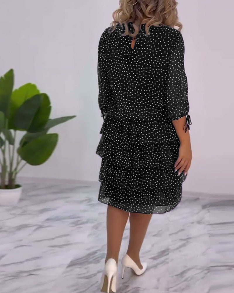 Tilly - Polka Dot Layered Dress - Alira - Boutique