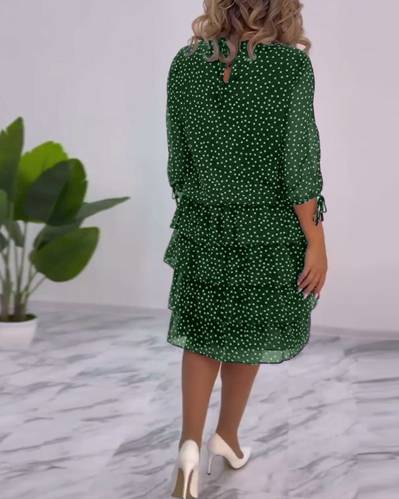 Tilly - Polka Dot Layered Dress - Alira - Boutique