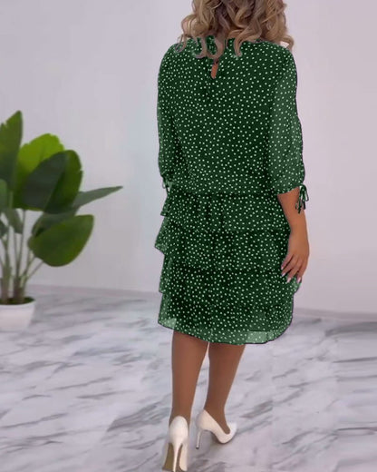 Tilly - Polka Dot Layered Dress - Alira - Boutique