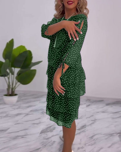 Tilly - Polka Dot Layered Dress - Alira - Boutique