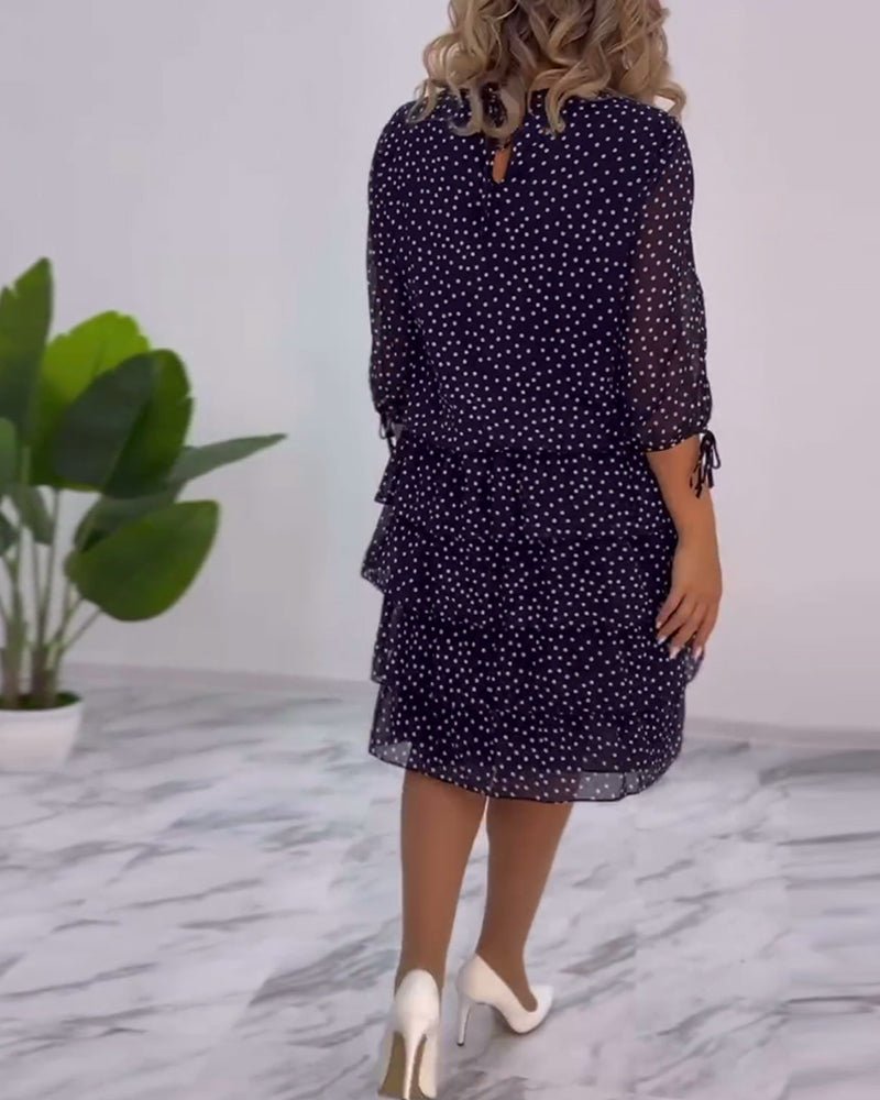 Tilly - Polka Dot Layered Dress - Alira - Boutique