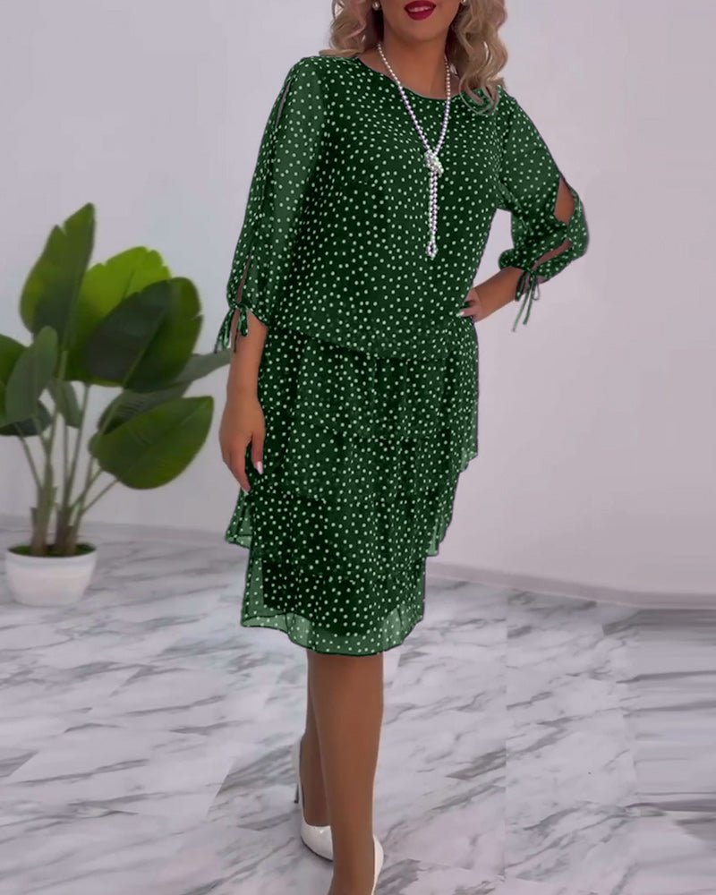 Tilly - Polka Dot Layered Dress - Alira - Boutique