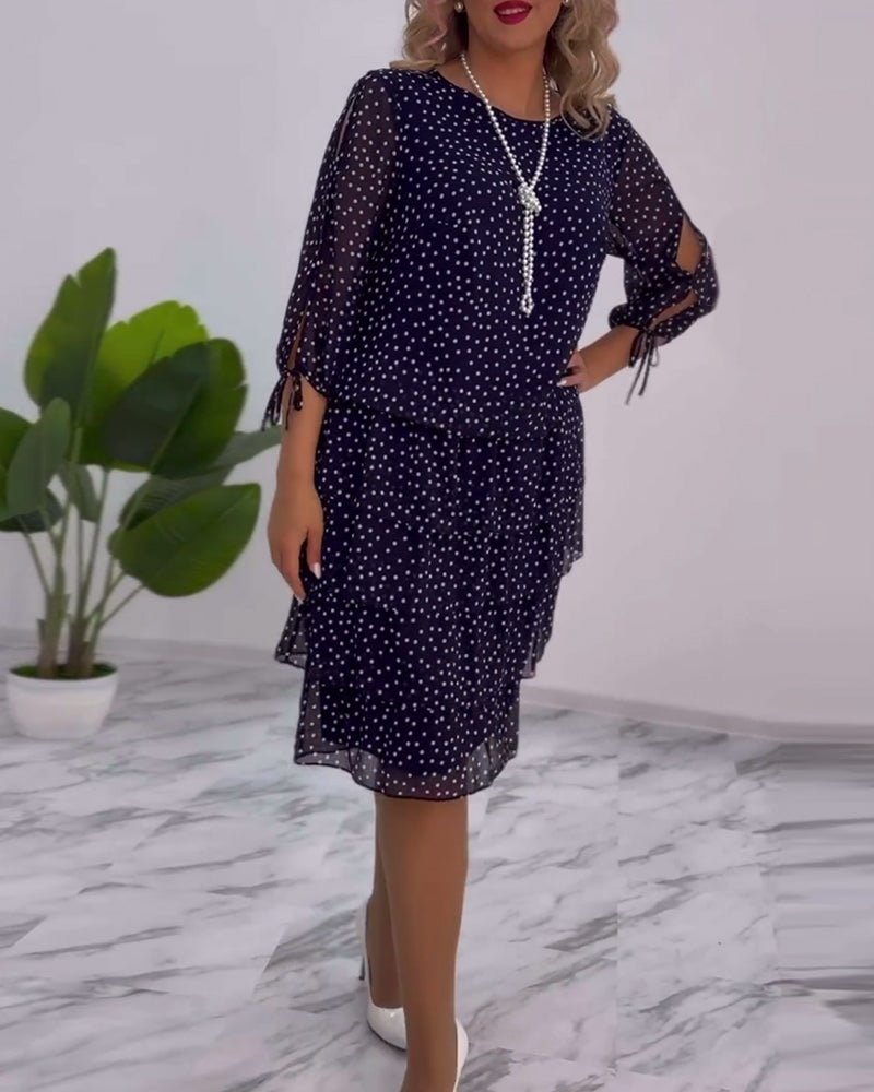 Tilly - Polka Dot Layered Dress - Alira - Boutique