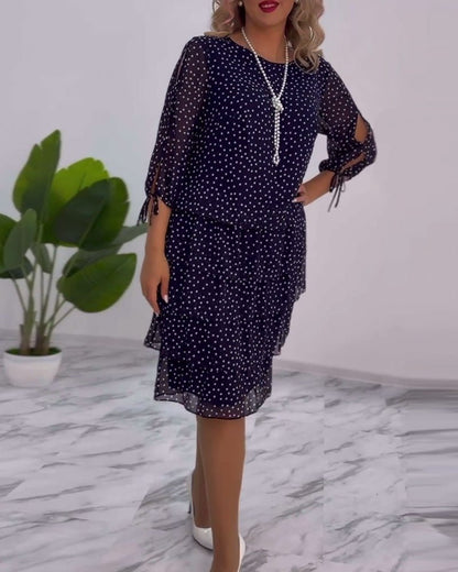 Tilly - Polka Dot Layered Dress - Alira - Boutique