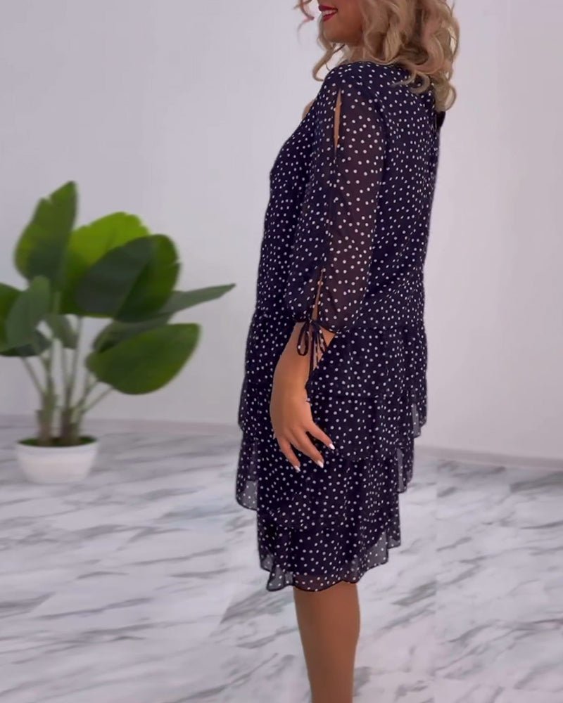 Tilly - Polka Dot Layered Dress - Alira - Boutique