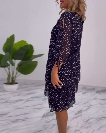 Tilly - Polka Dot Layered Dress - Alira - Boutique