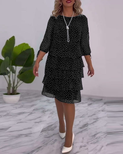 Tilly - Polka Dot Layered Dress - Alira - Boutique