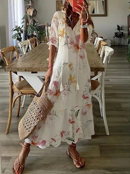 Cassie | Boho Tummy Coverage Dress