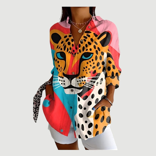 Dagna | Artistic Floral Blouse