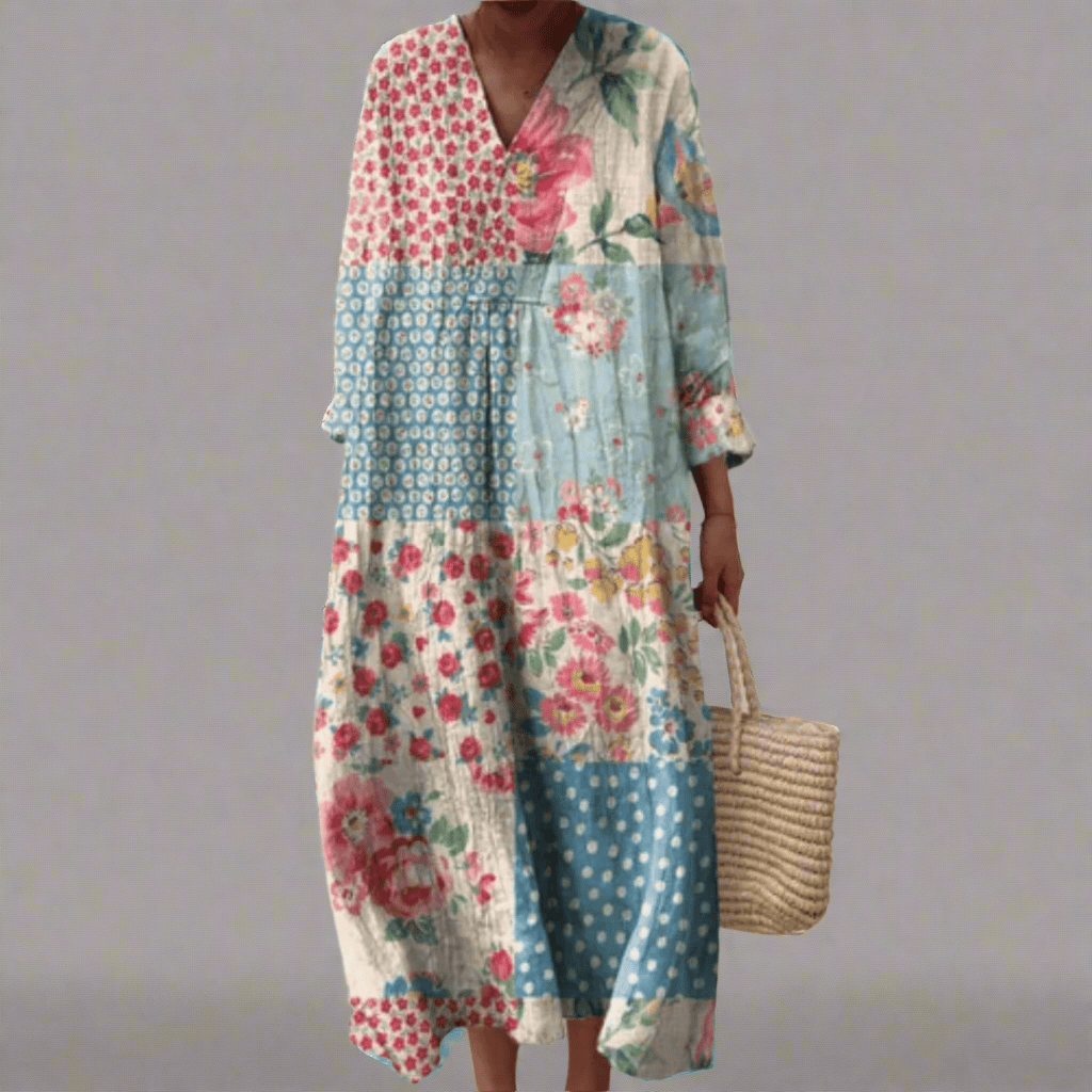 Willow | Elegant Geometric Dress - Alira - Boutique