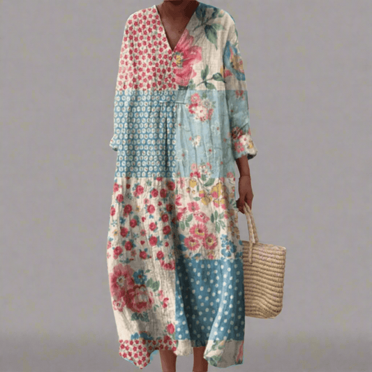 Willow | Elegant Geometric Dress - Alira - Boutique