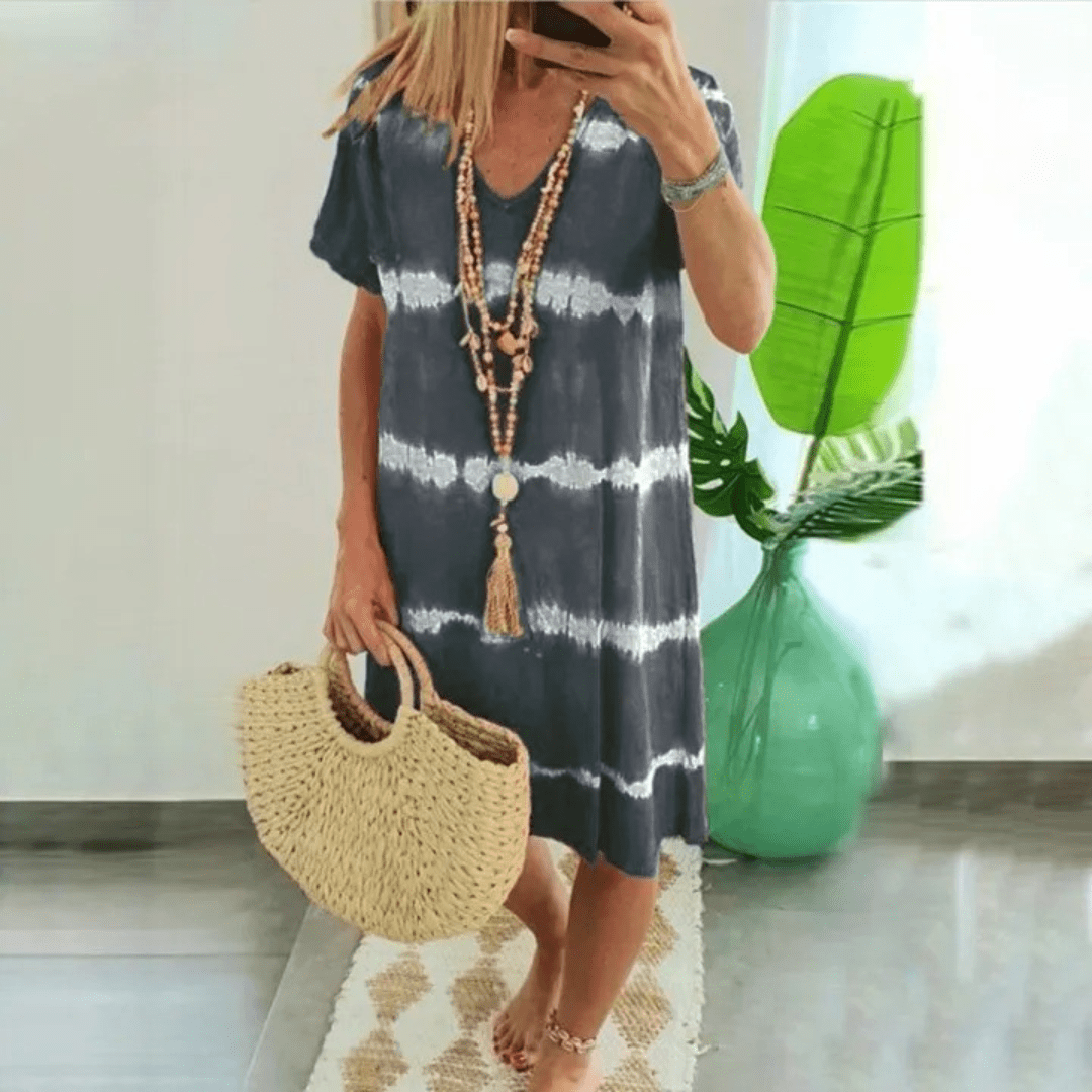 Wilma - Effortless Tie-Dye Dress - Alira - Boutique