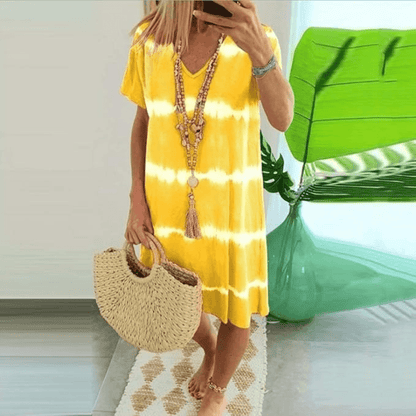 Wilma - Effortless Tie-Dye Dress - Alira - Boutique