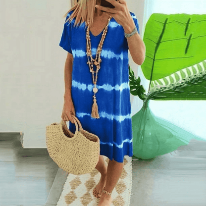Wilma - Effortless Tie-Dye Dress - Alira - Boutique