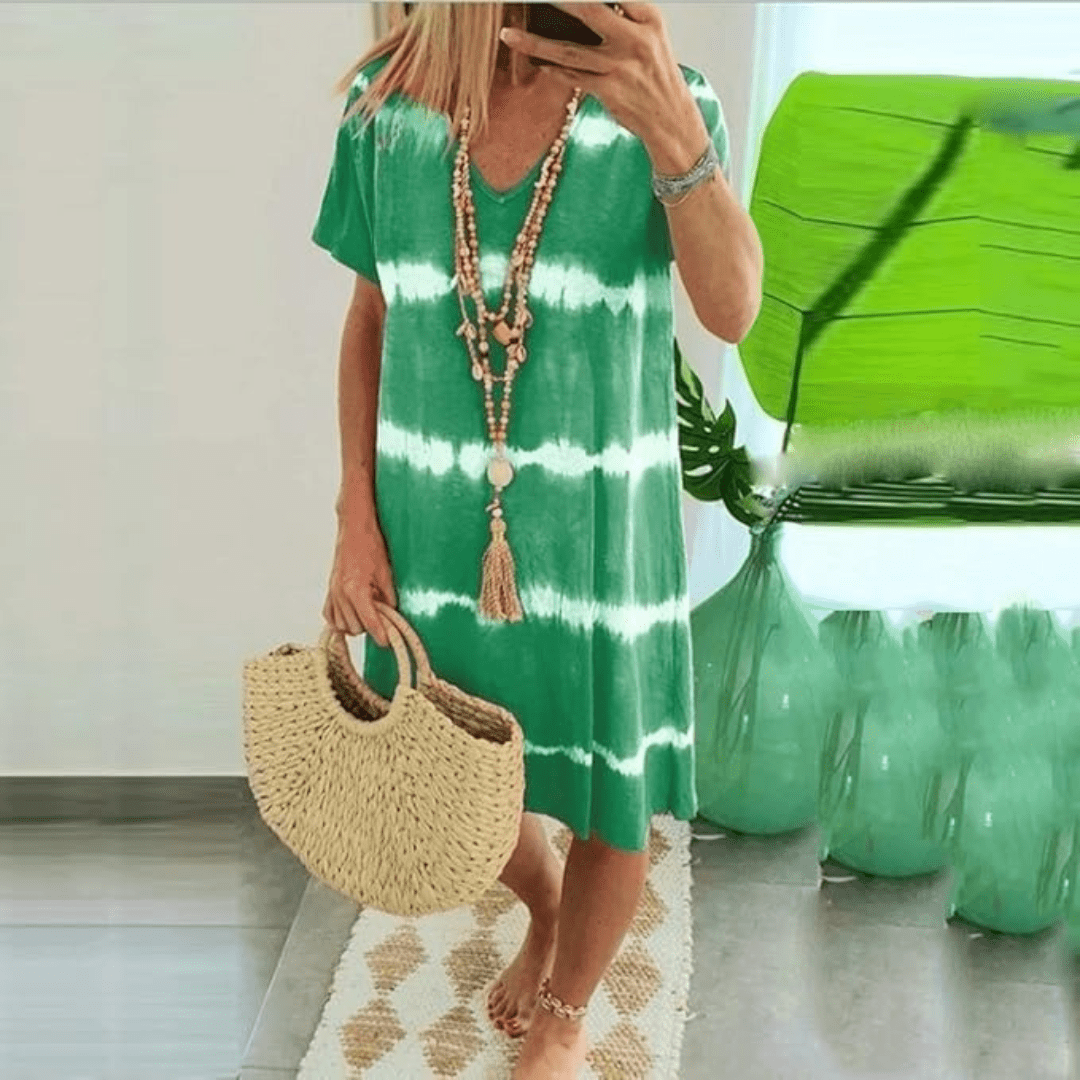 Wilma - Effortless Tie-Dye Dress - Alira - Boutique