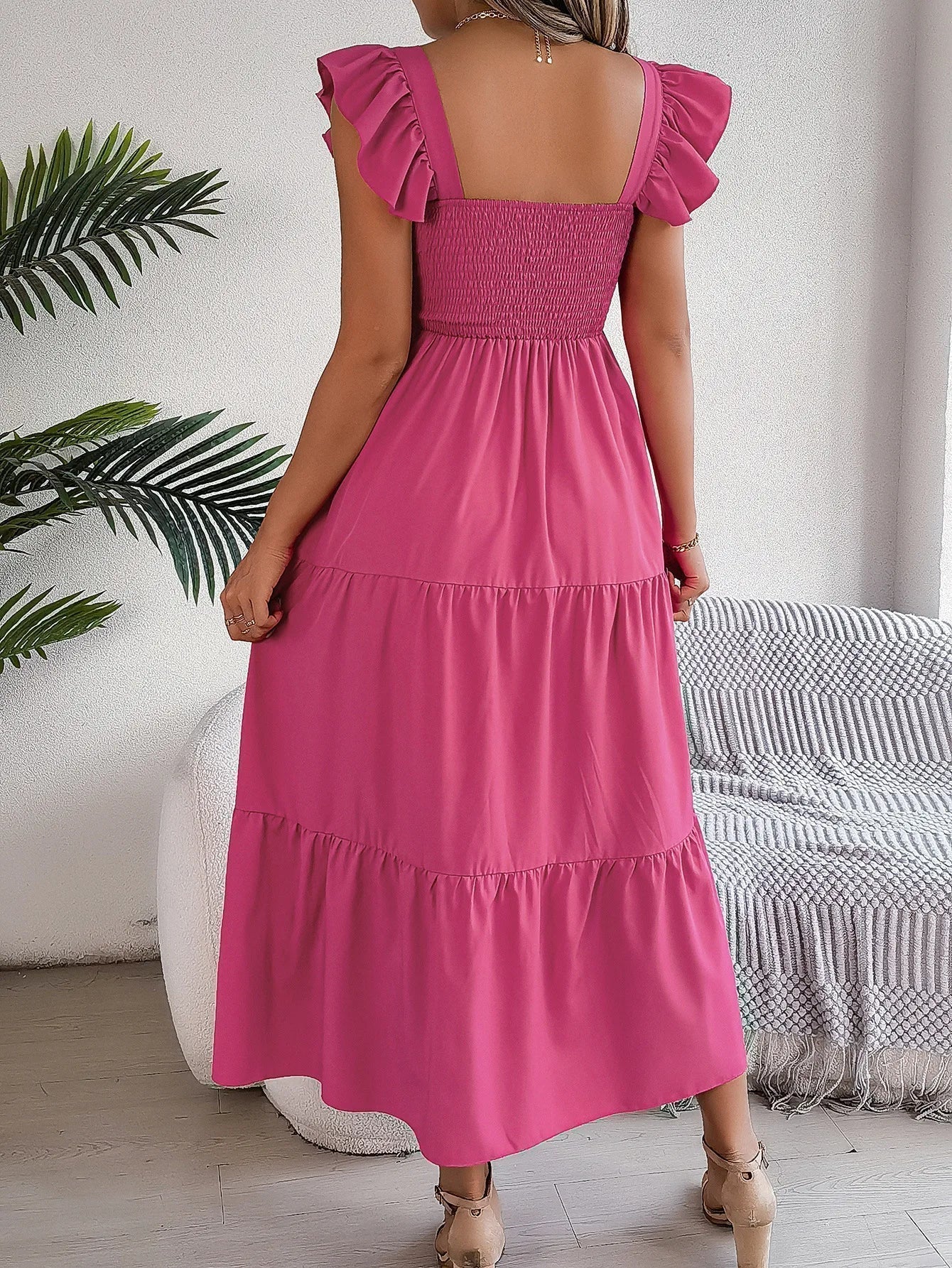 Yessa - Elegant Tiered Dress - Alira - Boutique