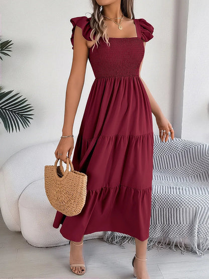 Yessa - Elegant Tiered Dress - Alira - Boutique