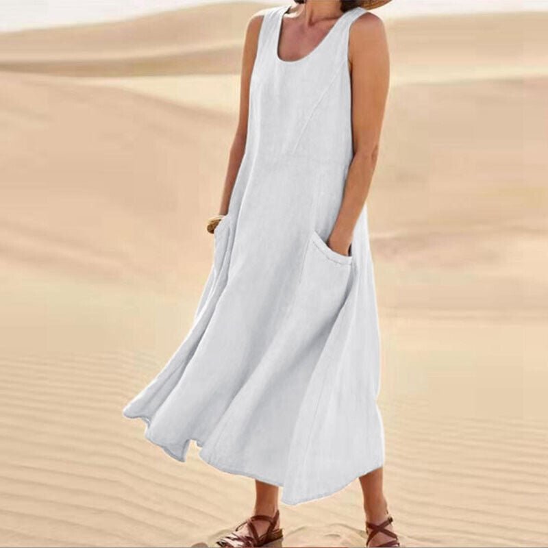 Zafrina - Elegant Dress with Pockets - Alira - Boutique