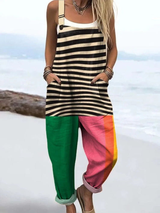 Zest & Stripes Jumpsuit - Alira - Boutique